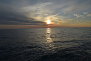Sunset in the Baltic Sea 