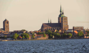 Stralsund view from the sea