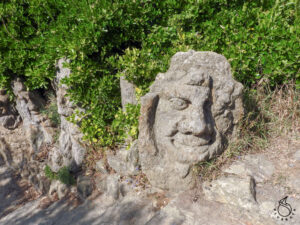Saint Malo stone head