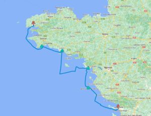 From Brest to La Rochelle 29.07-07.08.2022