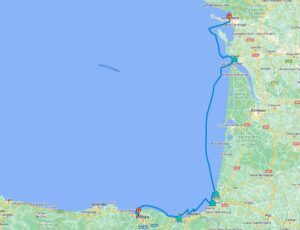 Z La Rochelle do Bilbao 12-21.08.2022