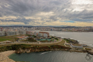 A Coruna view from top