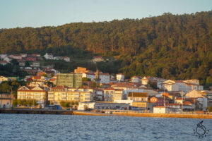 Baiona view from water