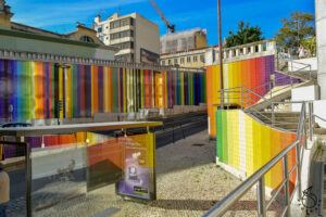 Lisbon rainbow street