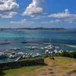 Marina Fort Louis widok z fortu