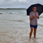 Long Bay w deszczu